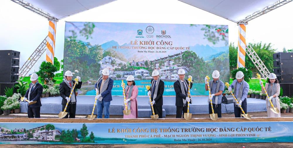 LỄ KHỞI CÔNG HỆ THỐNG TRƯỜNG HỌC